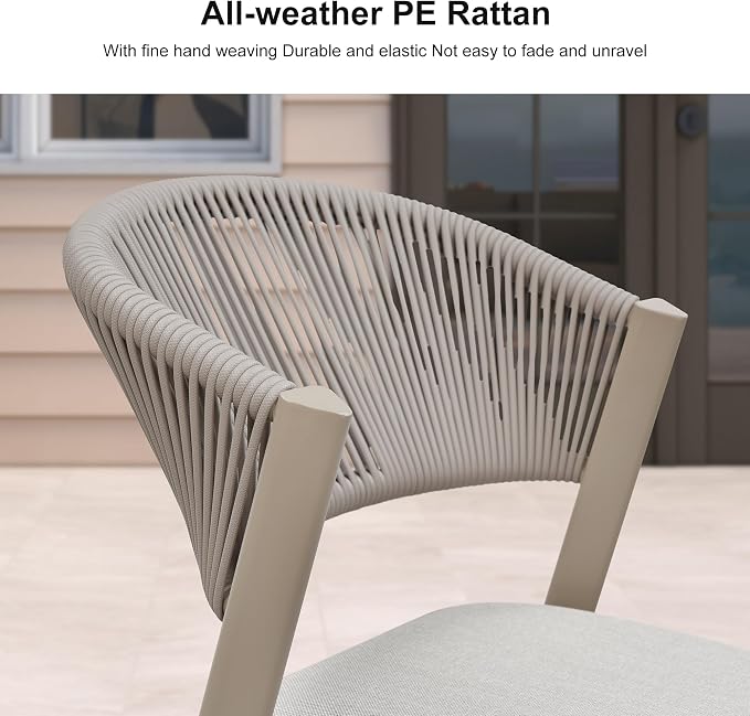 PURPLE LEAF 11-Piece Patio Dining Set Outdoor Furniture Rectangular Extended - Image 2