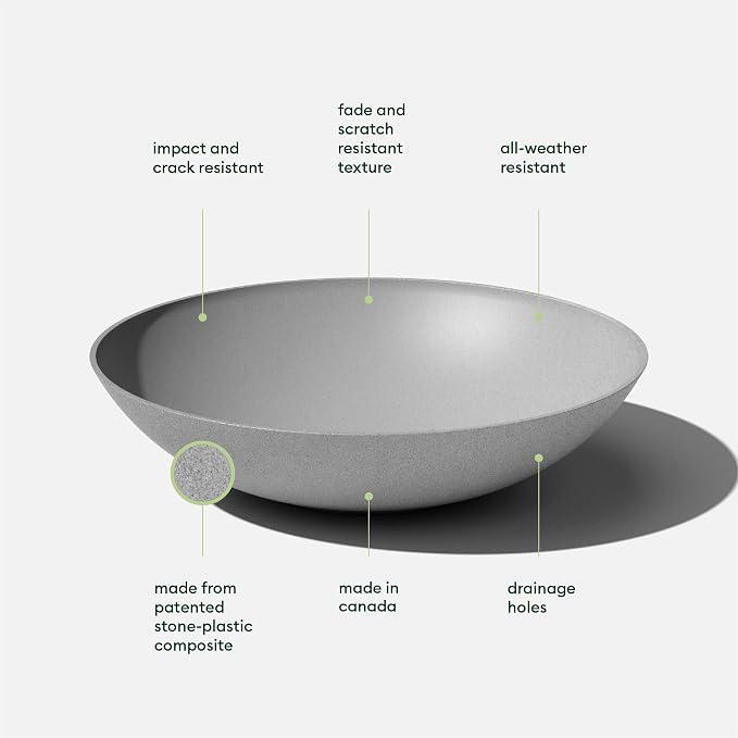 Veradek Mason Series Lane Bowl Planter| - Image 3