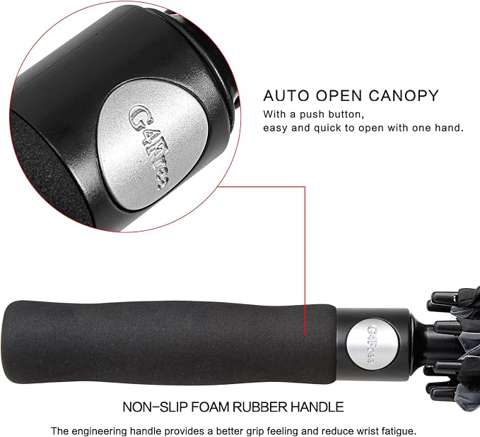G4Free 47/54/62/68/72 Inch Automatic Open Golf Umbrella Oversize Extra Large - Image 8