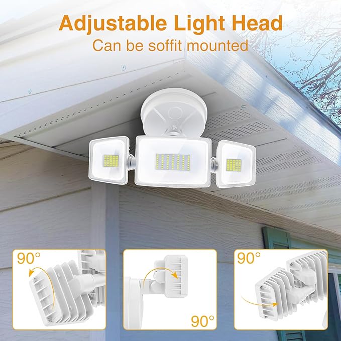 Onforu 2 Pack 75W Flood Lights Outdoor, 7000LM LED Flood Lighting Outdoor - Image 7