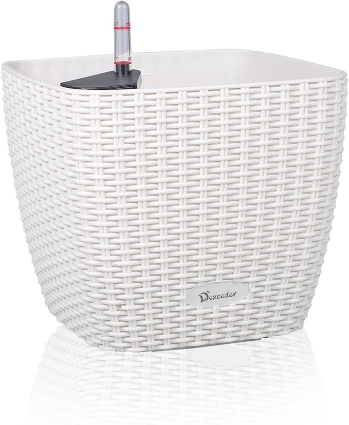 Dexceder 11x10 Self Watering Planter Indoor Outdoor, Inner Mat Design, by Dexceder