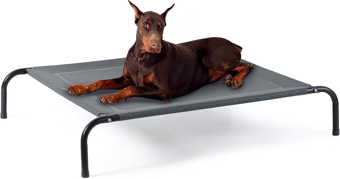 Bedsure Outdoor Elevated XL Dog Bed, Portable Indoor & Outdoor Cooling Raised by BEDSURE