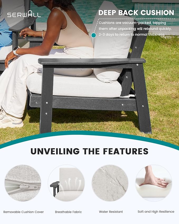 SERWALL Outdoor Loveseat - Image 3