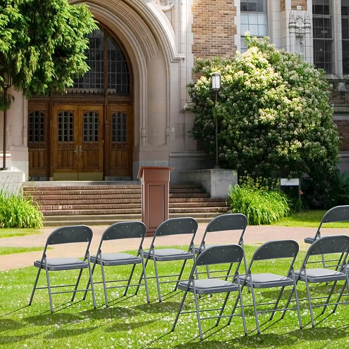 VINGLI 6 Pack Folding Chairs - Image 6