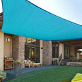 LOVE STORY Custom Size 7'x16' Turquoise Blue Sun Shade Sail Rectangle UV Block by LOVESTORY