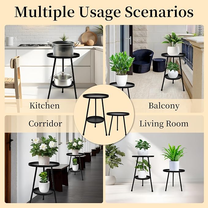 Metal Plant Stand, Plant Stand Indoor Outdoor, Metal Rustproof Flowers - Image 6
