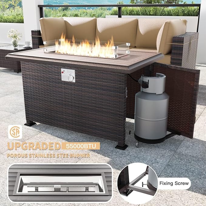 Kullavik 13 Pieces Outdoor Patio Furniture Set - Image 2