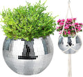 Disco Ball Planter, Disco Ball Plant Hanger by FGBNM