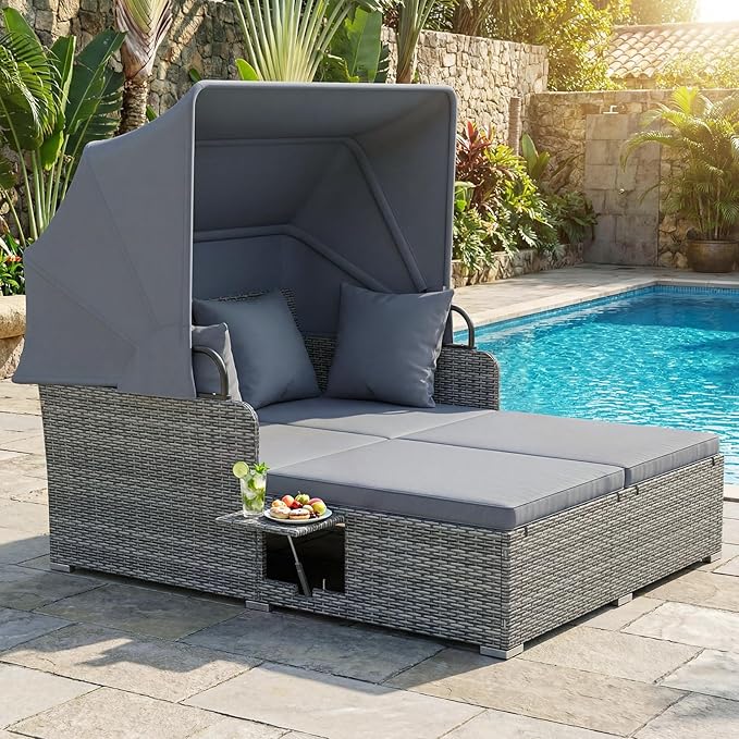 RELAX4LIFE Patio Outdoor Daybed by RELAX4LIFE