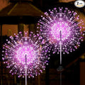JJGoo Solar Firework Lights, 2 Pack 120 LEDs 2 Lighting Modes Solar Garden by JJGoo