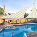 E&K Sunrise 5' x 5' x 5' Sun Shade Sail Triangle Canopy Shade Cover UV Block by EKSUNRISEINC