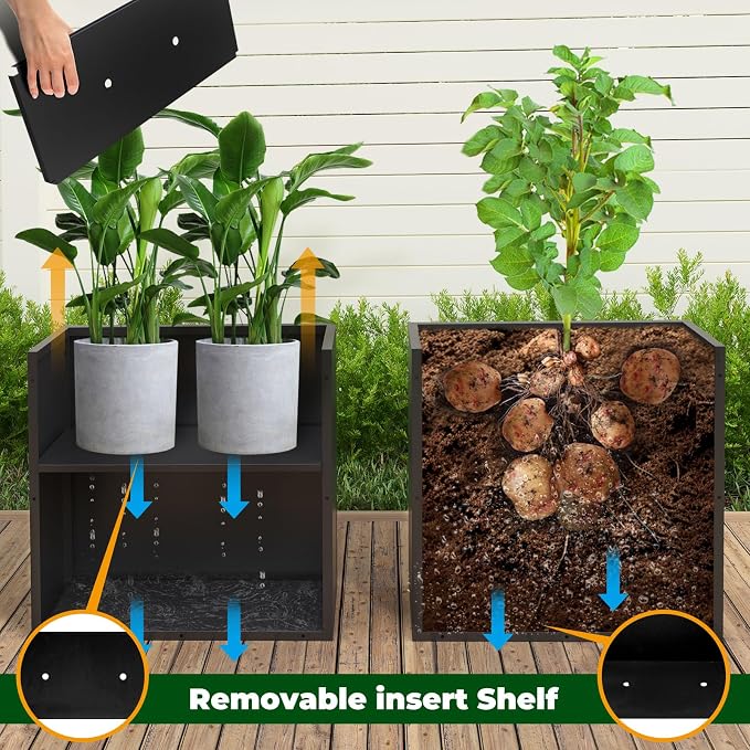 Galvanized Steel Metallic Heavy Planter - Image 2