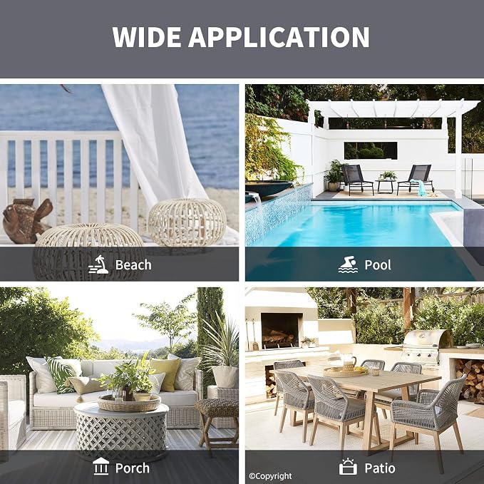 Waterproof Outdoor Curtain W105 x L108 - Image 7