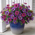 Fake Artificial Flowers for Outdoors Decoration, 4 Bundles Silk Faux Spring by Hrobek