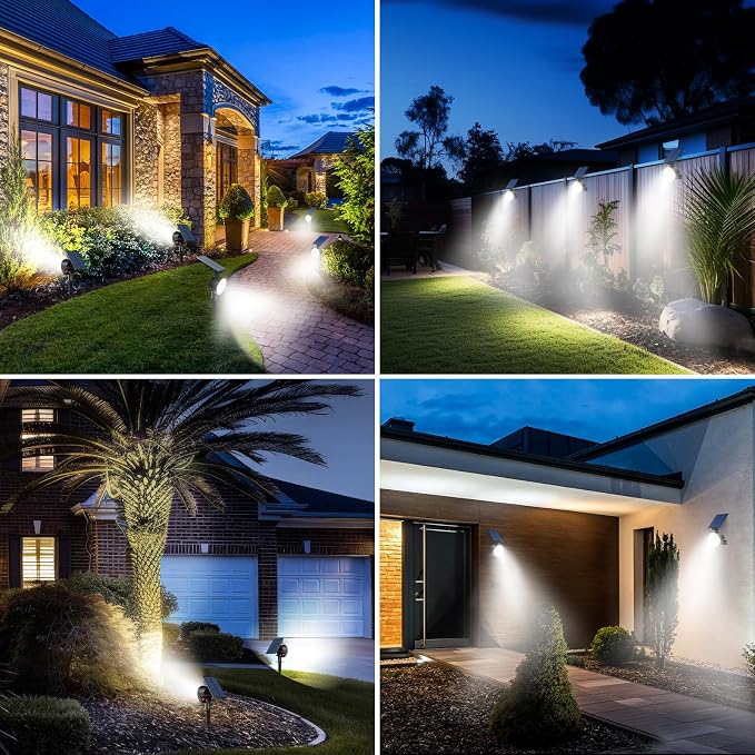 nipify 12 Pack Solar Spot Lights Outdoor Waterproof - Image 7