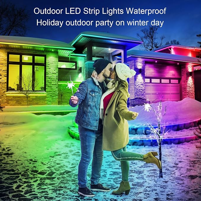 AILBTON 500ft Outdoor LED Strip Lights Waterproof, IP68 Outside Led Light - Image 7