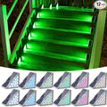VOLISUN Solar Stair Lights 12 Pack, 7 Fixed Colors, Solar Step Lights Outdoor by VOLISUN