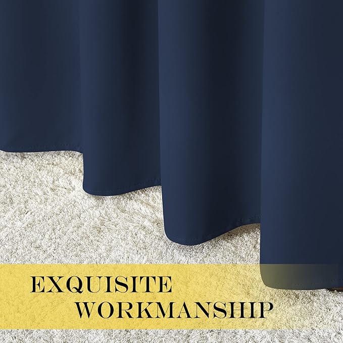 NICETOWN Blackout Wide Sliding Door Curtains - Image 6
