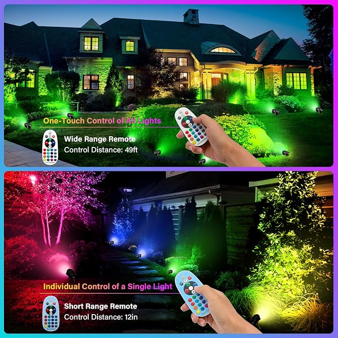 Halloween Christmas Spotlight Outdoor Color Changing Landscape Spotlights - Image 5