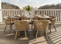 PURPLE LEAF 7 Pieces Outdoor Dining Set by PURPLELEAF