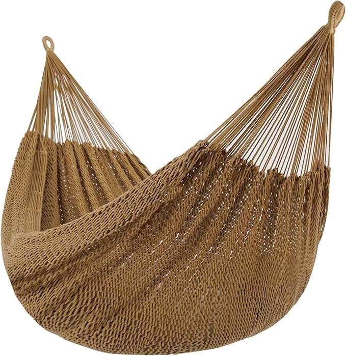 Lazy Daze Hammocks Handwoven Mayan Hammock, 10.5 FT Soft Rope Double Hammocks by LazyDazeHammocks
