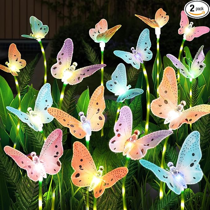 Solar Lights Outdoor Decorations Waterproof Newest Solar Garden Lights by Weepong