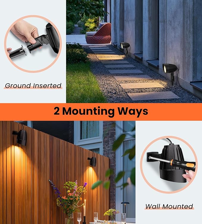 MEIKEE 9W LED Landscape Lights, 120V Landscape Lighting - Image 7