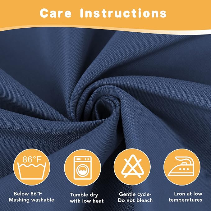 HolidayIdeas Outdoor Curtains for Patio Waterproof, 4 Panels - Image 7