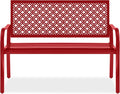 Best Choice Products Outdoor Bench 2-Person Metal Steel Benches Furniture by BestChoiceProducts