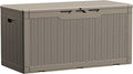 Devoko 100 Gallon Waterproof Large Resin Deck Box Indoor Outdoor Lockable by DEVOKO