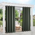 NICETOWN Outdoor Curtains 2 Panels Bottom Weighted by NICETOWN