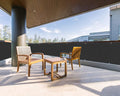 LOVE STORY 2.5' x 10' Black Balcony Screen Privacy Fence Cover UV Protection by LOVESTORY