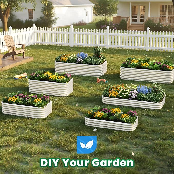 Quictent Galvanized Tall Raised Garden Bed Kit, - Image 7