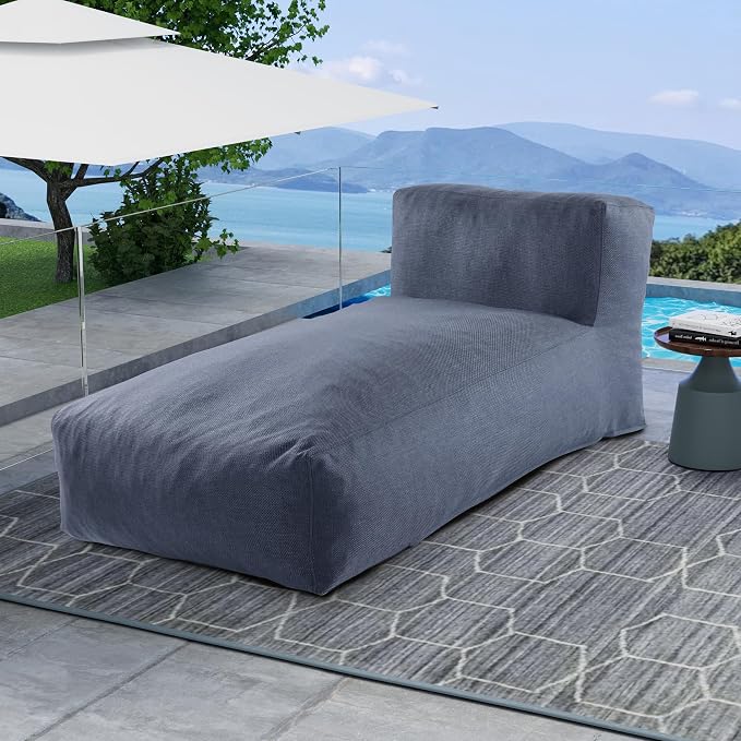 Outdoor Bean Bag Lounger Chair, Big Comfy Outdoor Daybed - Image 8