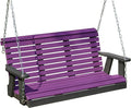Poly Lumber Wood 4FT Porch Swing Amish Craftsmandship Made in USA HDPE by Unknown