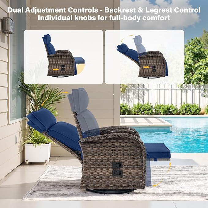 Belord 5 Piece Patio Furniture Set - Image 4