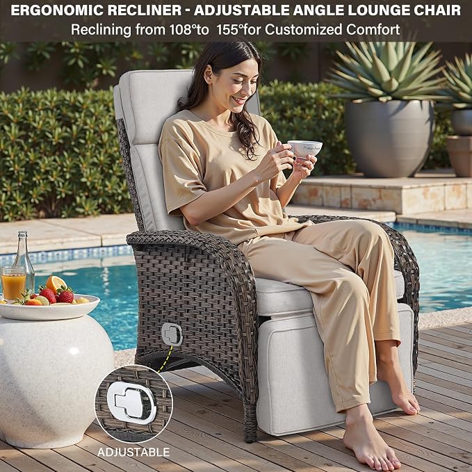 Belord 7 Piece Wicker Patio Furniture Set - Image 5