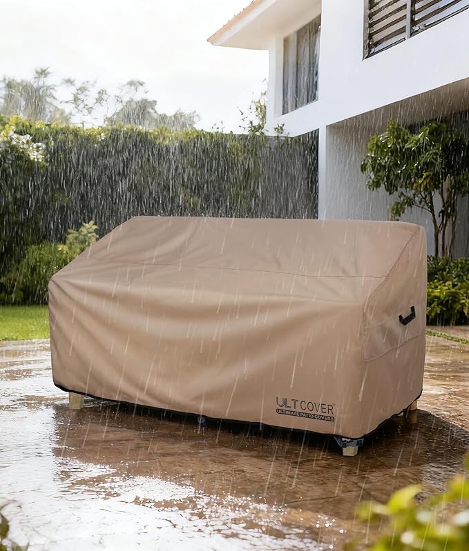 ULTCOVER Patio Furniture Sofa Cover 60W x 35D x 35H inch Waterproof Outdoor - Image 6
