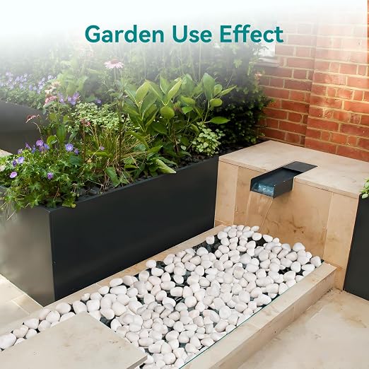 5 lbs White Rocks for Landscaping, 1-2 inch Decorative Rocks for Plants Indoor - Image 4