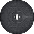 Tangkula 4 Pieces 185lbs Cantilever Offset Patio Umbrella Base, Water & Sand by TANGKULA