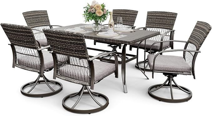 Pamapic 7 Piece Patio Dining Set by Pamapic