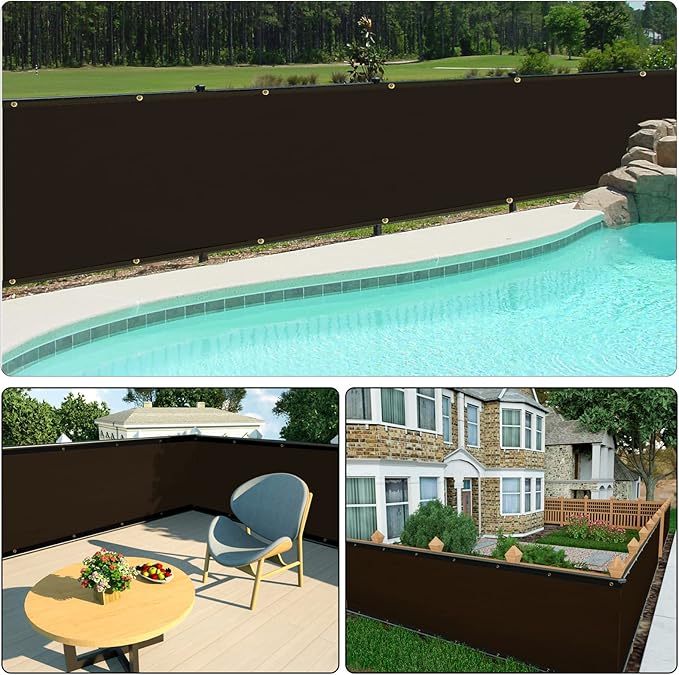 UPGRADE Privacy Screen Fence 6' x 50' Commercial Shade Cover - Image 8