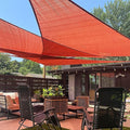 LOVE STORY Custom Size 10'x15'x18' Terra Red Sun Shade Sail Right Triangle by LOVESTORY