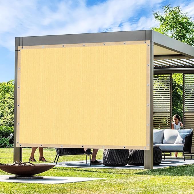 Artpuch Outdoor Pergola Shade Cover 8x22 FT Sun Shade Cloth by Artpuch