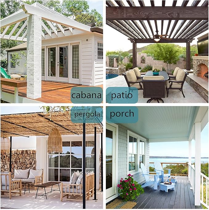 BONZER Outdoor Curtains for Patio Water Resistant Heavy Privacy Light Filtering - Image 7