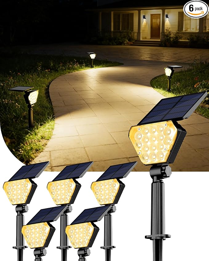 T-SUN Solar Lights Outdoor Waterproof IP65 by T-SUN