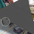 LOVE STORY Right Triangle 6'x6'x8.5' Waterproof Sun Shade Sail Canopy UV Block by LOVESTORY