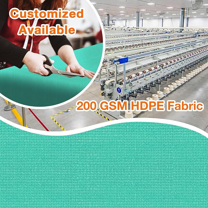 Artpuch Outdoor Pergola Shade Cover 9' X 13' Sun Shade Cloth - Image 2