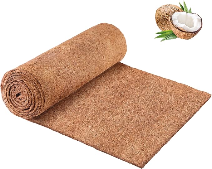 Remiawy Coco Liner Fiber Roll, 16 x 40 Inch Natural Coconut Coir Liner Sheet by GARDENANDTOOL