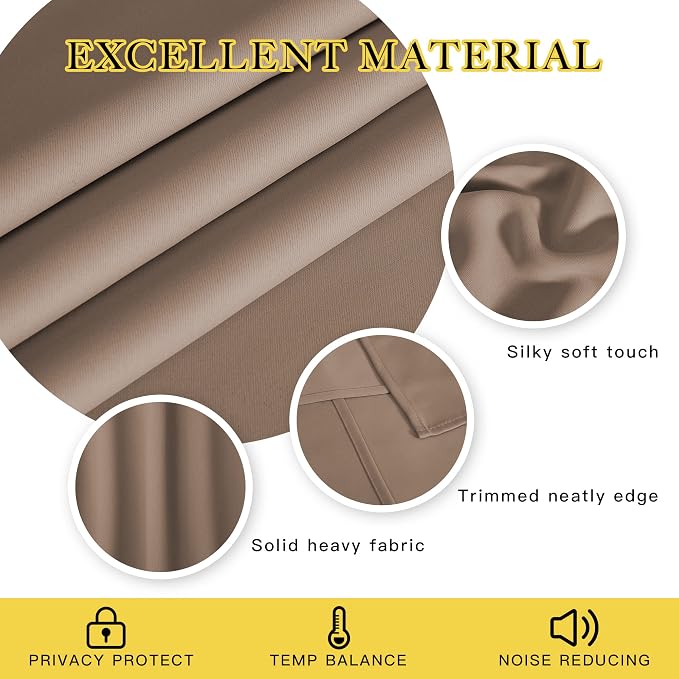 NICETOWN Grommet Blackout Curtain Panel - Image 4